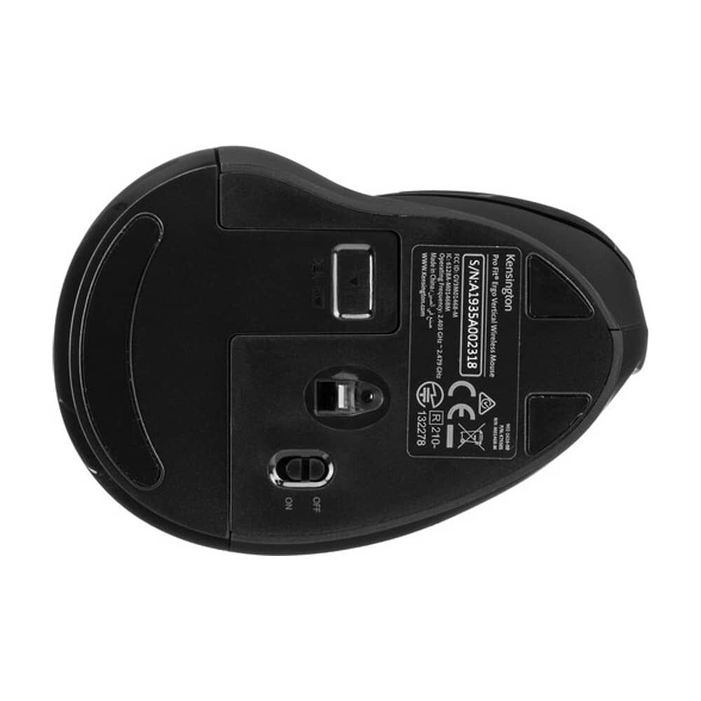 Mouse Pro Fit Ergo Vertical Wireless Kensington - Negro image number 4.0