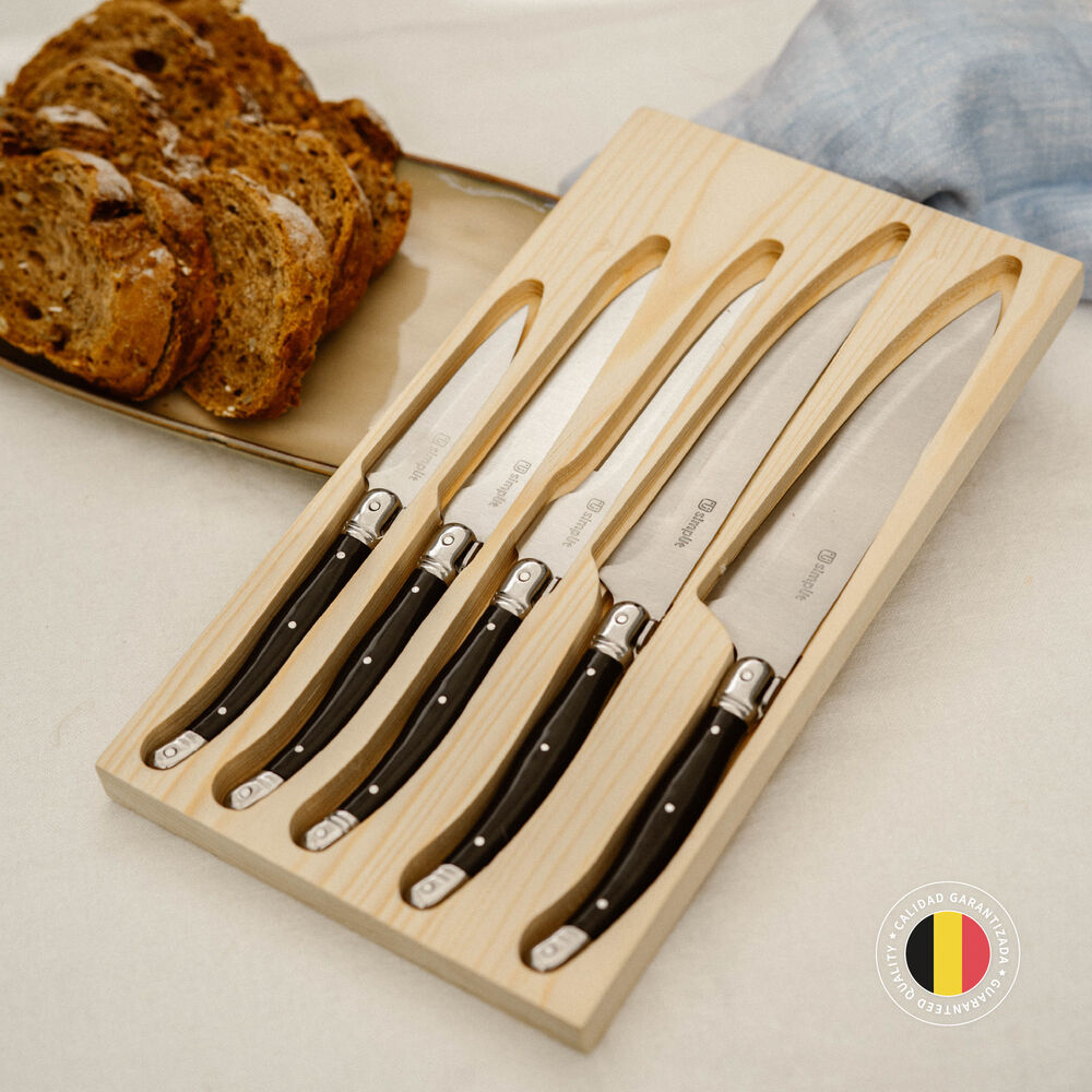 Set Cuchillos 5 Pcs Paris Acero Inoxidable Simplit image number 1.0