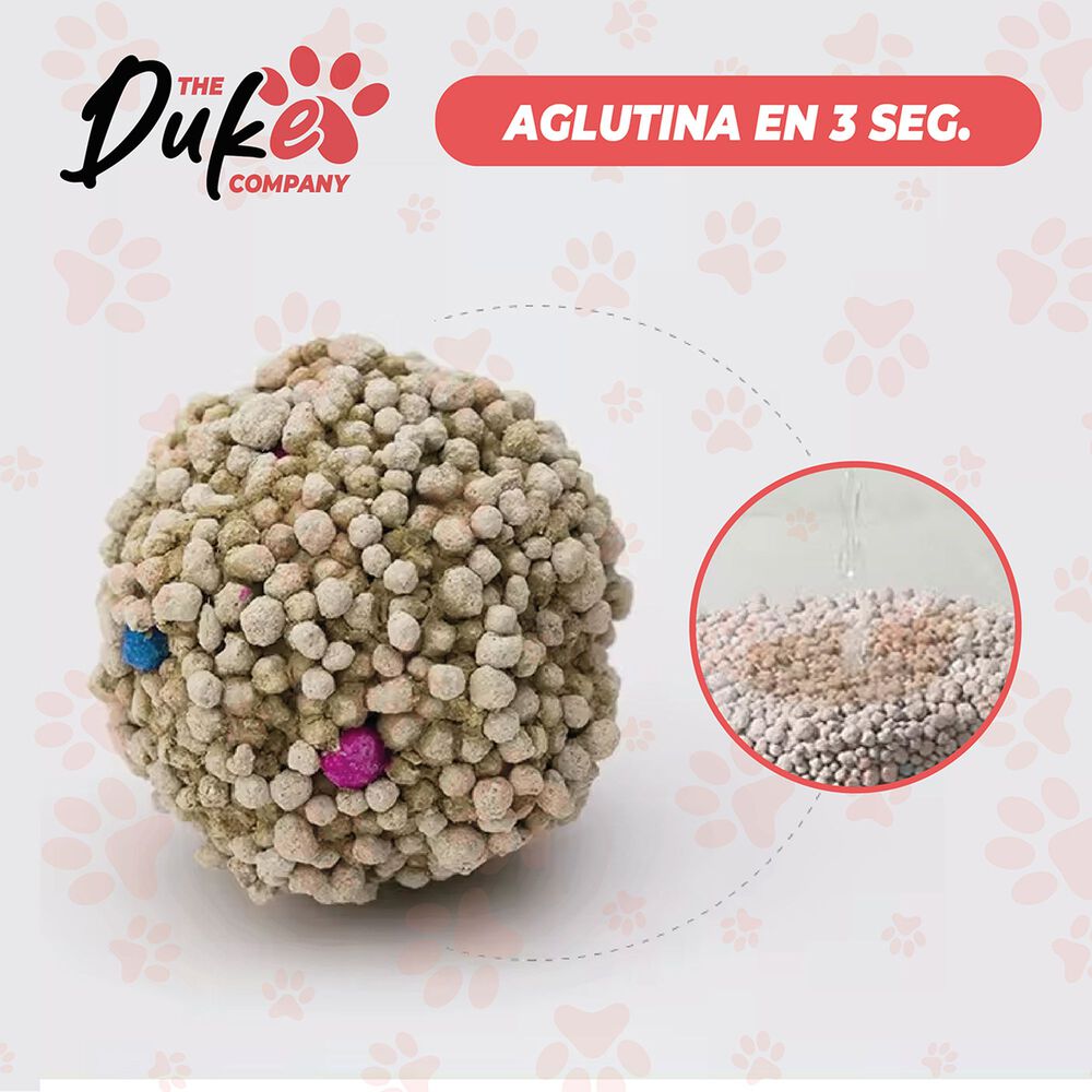 Arena Para Gato 20 Kilos Duke Bentonita Aglutinante Lavanda image number 4.0