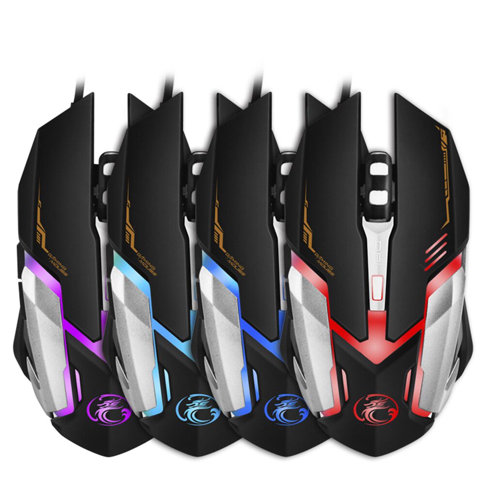 Mouse Gamer Premium Imice V6 2400 Dpi Retroiluminado Usb image number 8.0