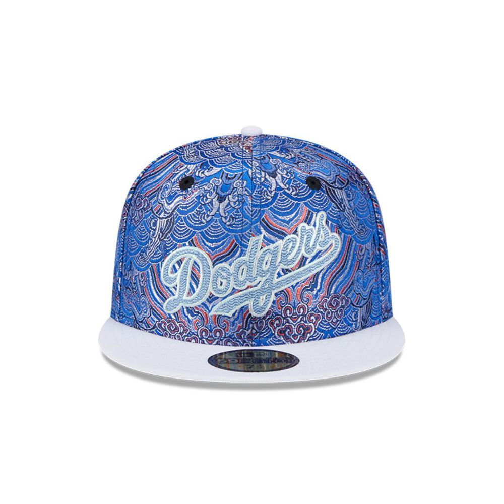 Gorra 59fifty Mlb Los Angeles Dodgers Wave Fill Blue image number 2.0