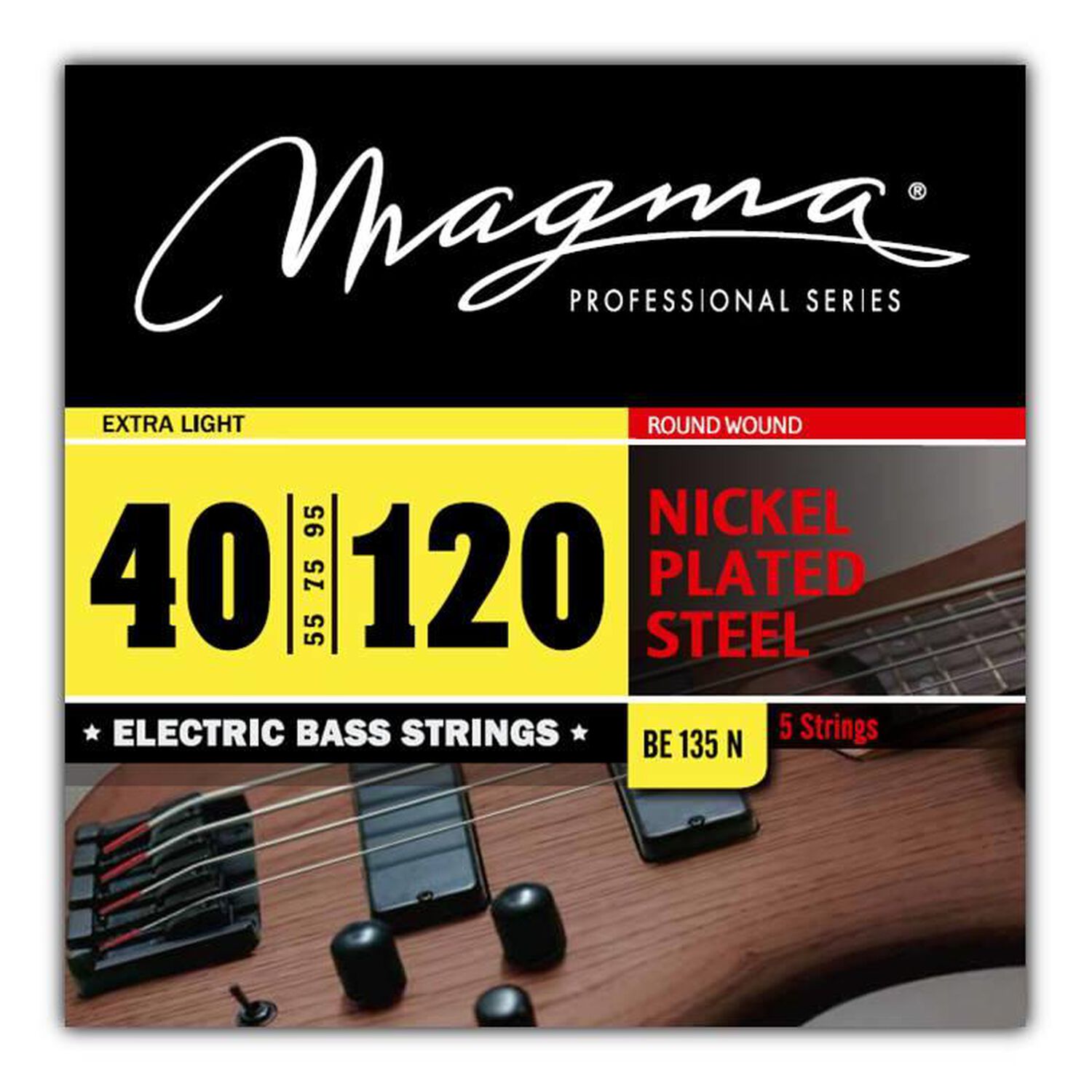 Set De Cuerdas Bajo El&eacute;ctrico Be135n Magma image number 1.0