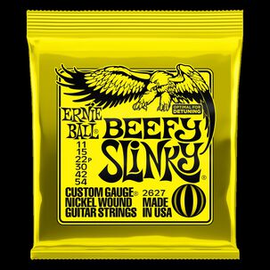 Cuerdas Guitarra El&eacute;ctrica Beefy Slinky Ernie Ball 11-54 2627