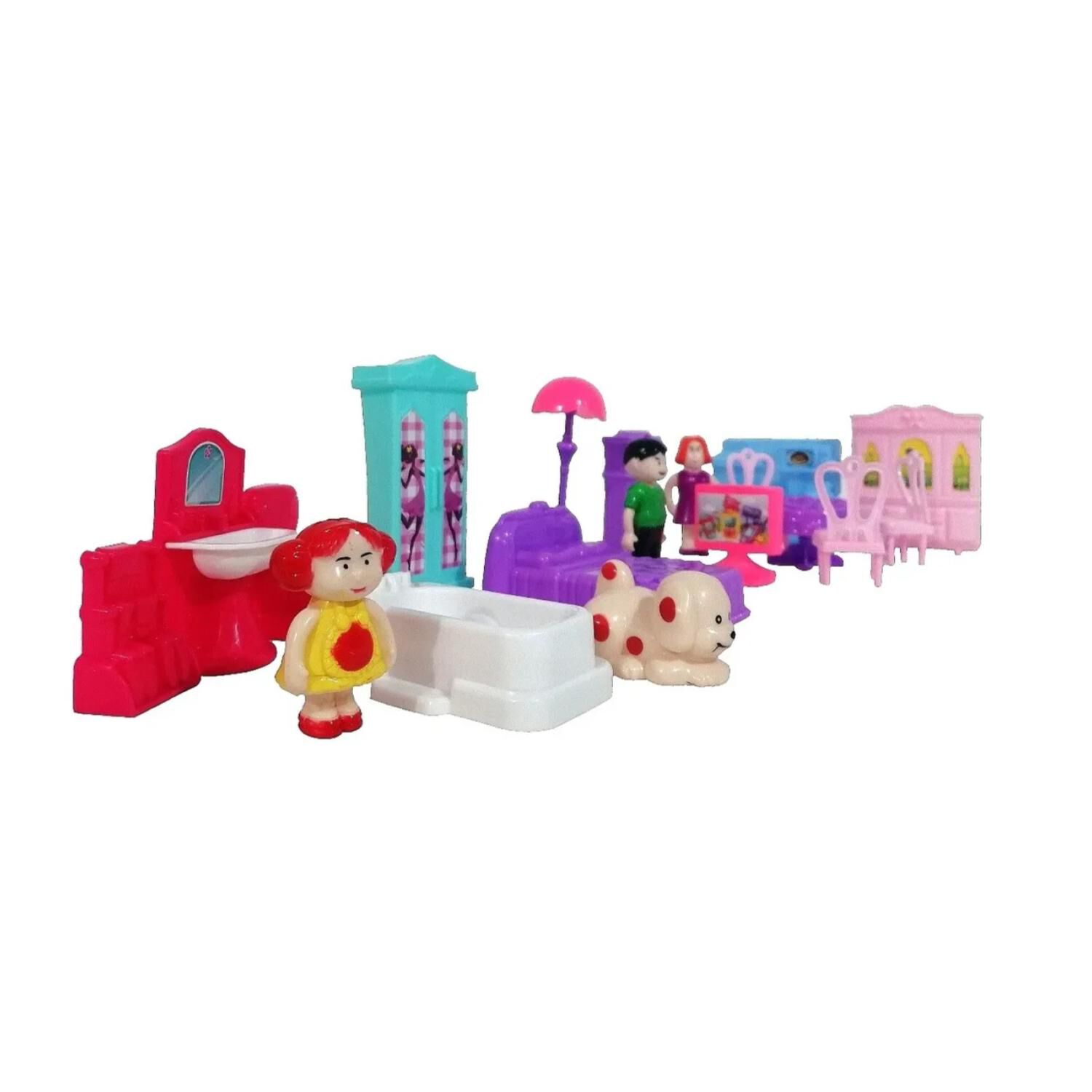 Juguete Casa De Mu&ntilde;ecas Con Accesorios Luz Sonido Infantil image number 3.0