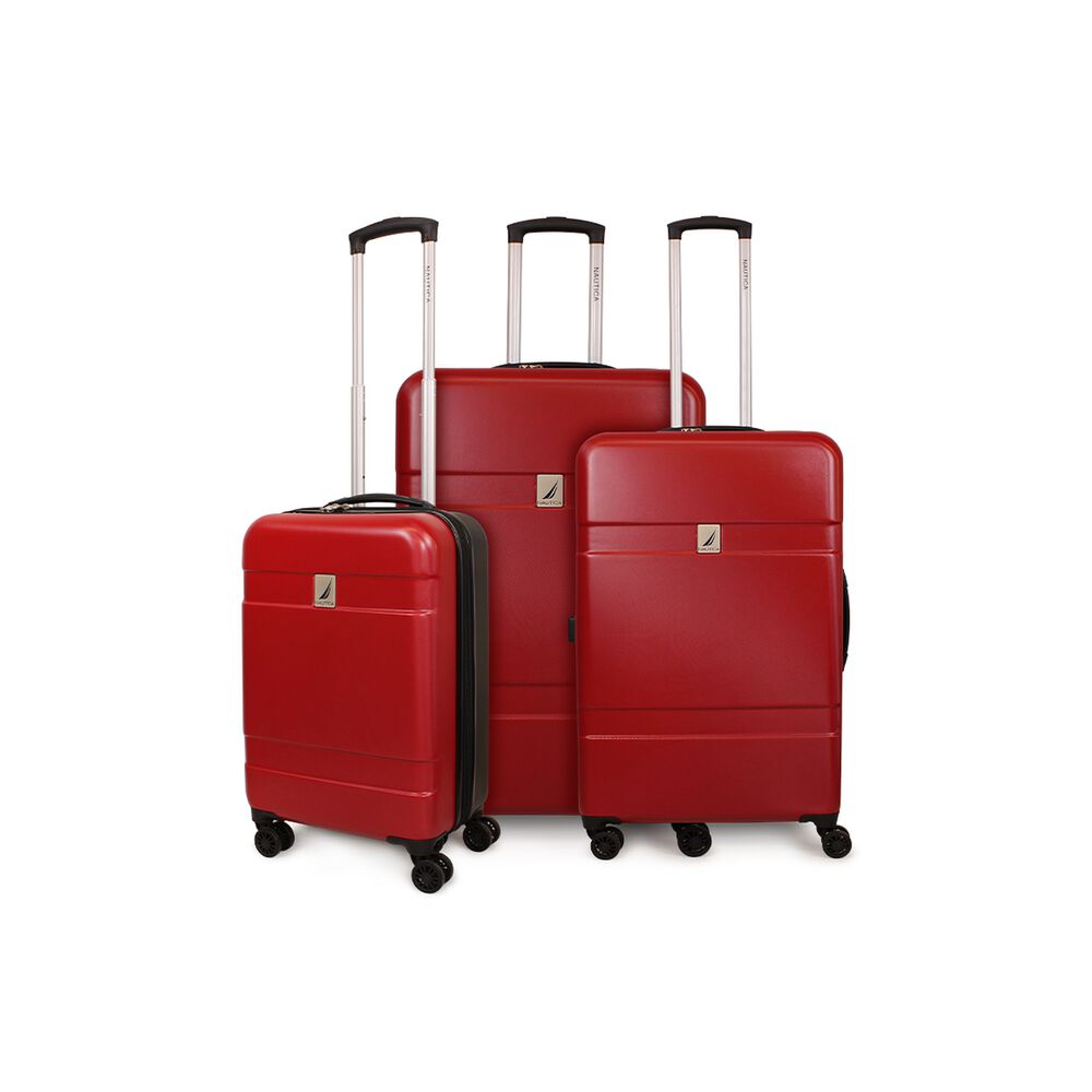 Set 3 Maletas Bora S+m+l Roja-negra Nautica image number 0.0