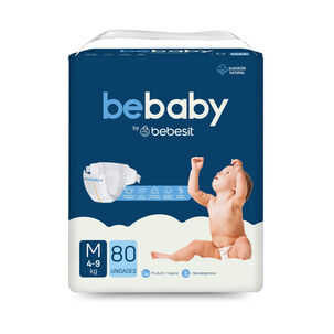 Pañales Bebaby Premium By Bebesit M 80u Hipoalergénico