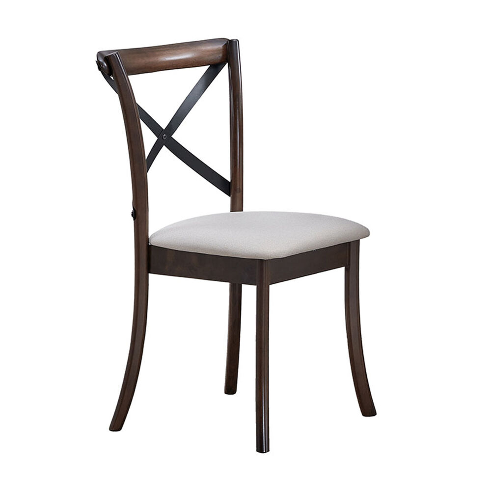 Juego De Comedor Victoria Chocolate 4 Sillas Crossback image number 2.0