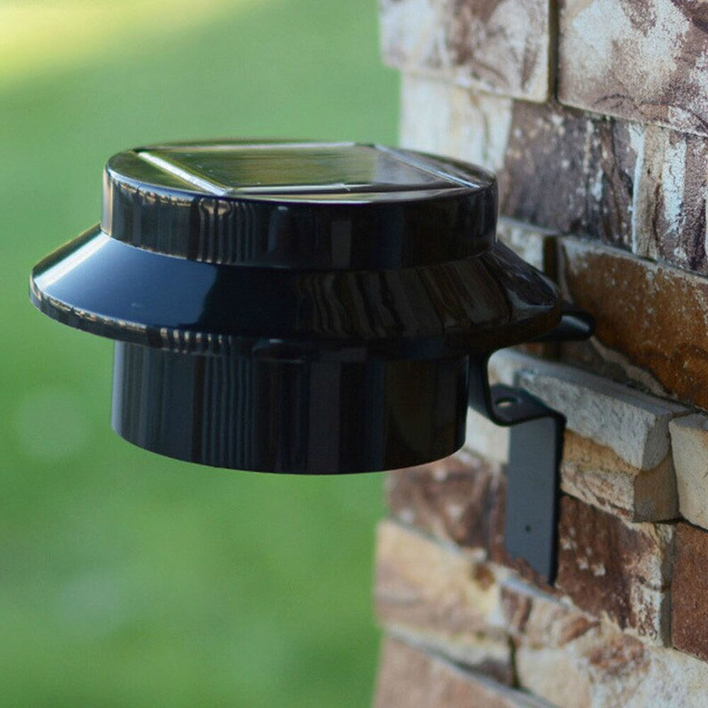 Foco Led Redondo Con Panel Solar 3.7v Negro image number 2.0