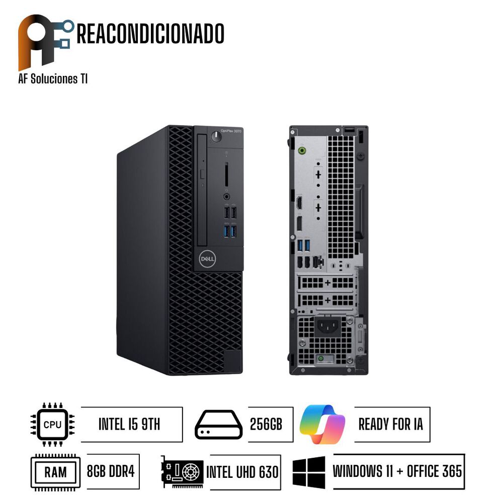 Computador Dell 3070 Sff Essential Windows 11 - Office365 Reacondicionado image number 1.0