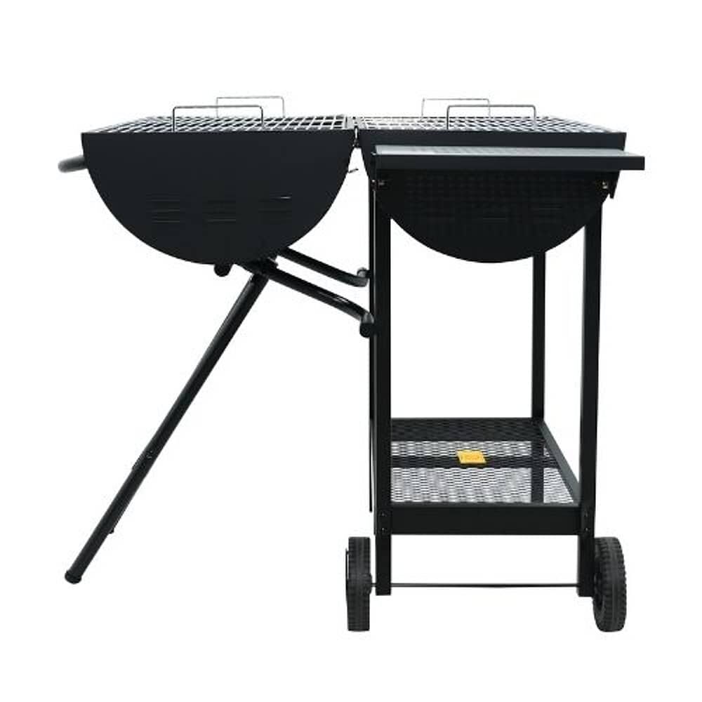 Parrilla A Carb&oacute;n Doble Tambor Austin Black image number 2.0