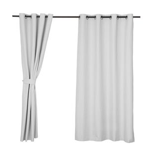 Set Cortina Blackout Arg. 140x220 Cms Selecta Gris Claro