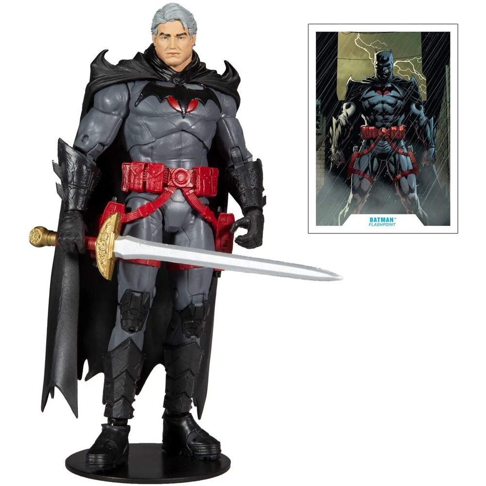 Figura Batman Sin M&aacute;scara Flashpoint Thomas Wayne Dc Comics image number 0.0