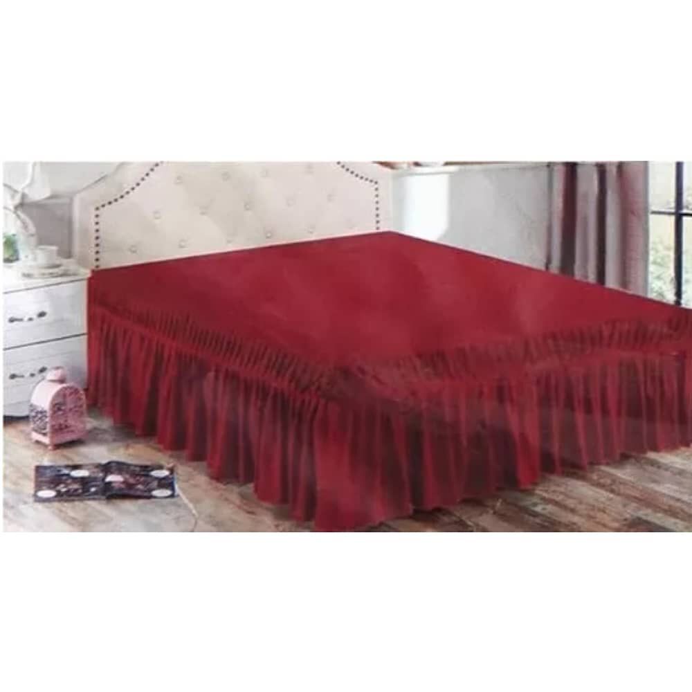 Faldon Liso Cama King image number 1.0