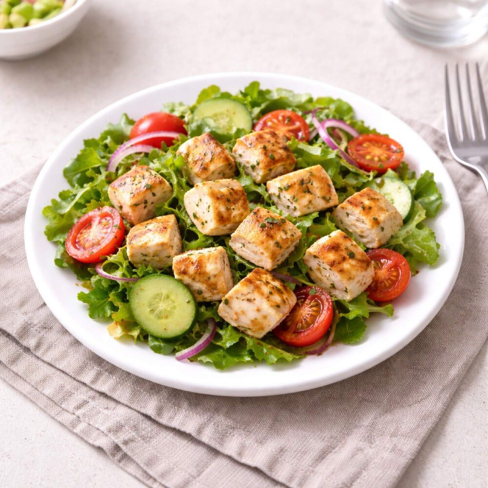 Set De 4 Plato De Policarbonato Blanco 21 Cm image number 1.0