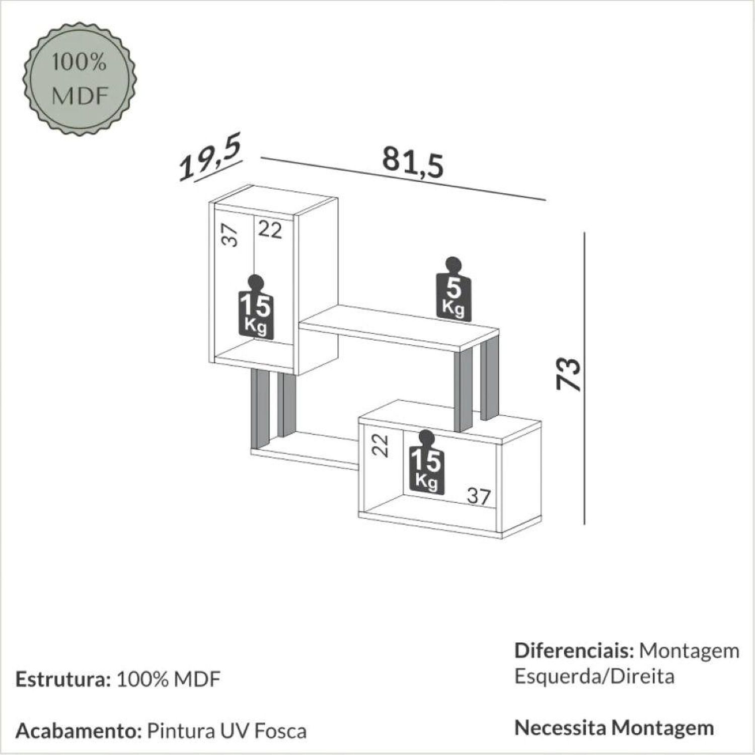 Repisa Roca Modular Palpana Modular image number 1.0