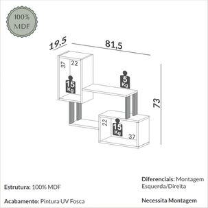 Repisa Roca Modular Palpana Modular