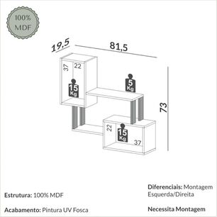 Repisa Roca Modular Palpana Modular