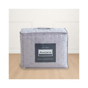 Quilt Andes Ruffles Lila 2 Plazas