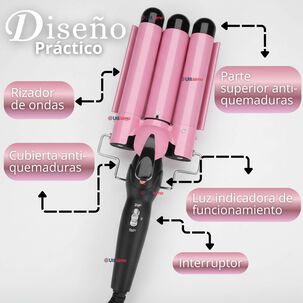 Rizadora Barril 32mm Con Calentamiento R&aacute;pido Para Ondas Perfectas