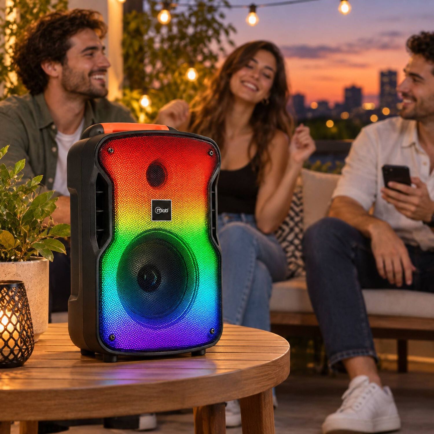 Parlante Microlab Flaming Flash Rgb Bluetooth 20w Rms image number 8.0