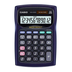 Calculadora de Sobremesa Casio WM-220MS-BU Azul