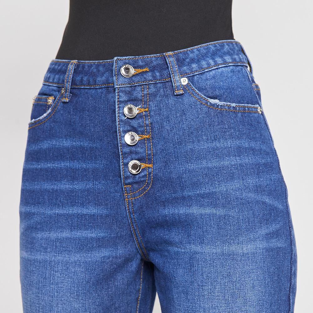 Jeans Mujer Tiro Alto Mom Rolly Go image number 3.0
