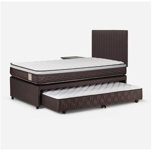 Cama Nido Rosen Ns4 / 1.5 Plazas / Base Normal + Set De Maderas