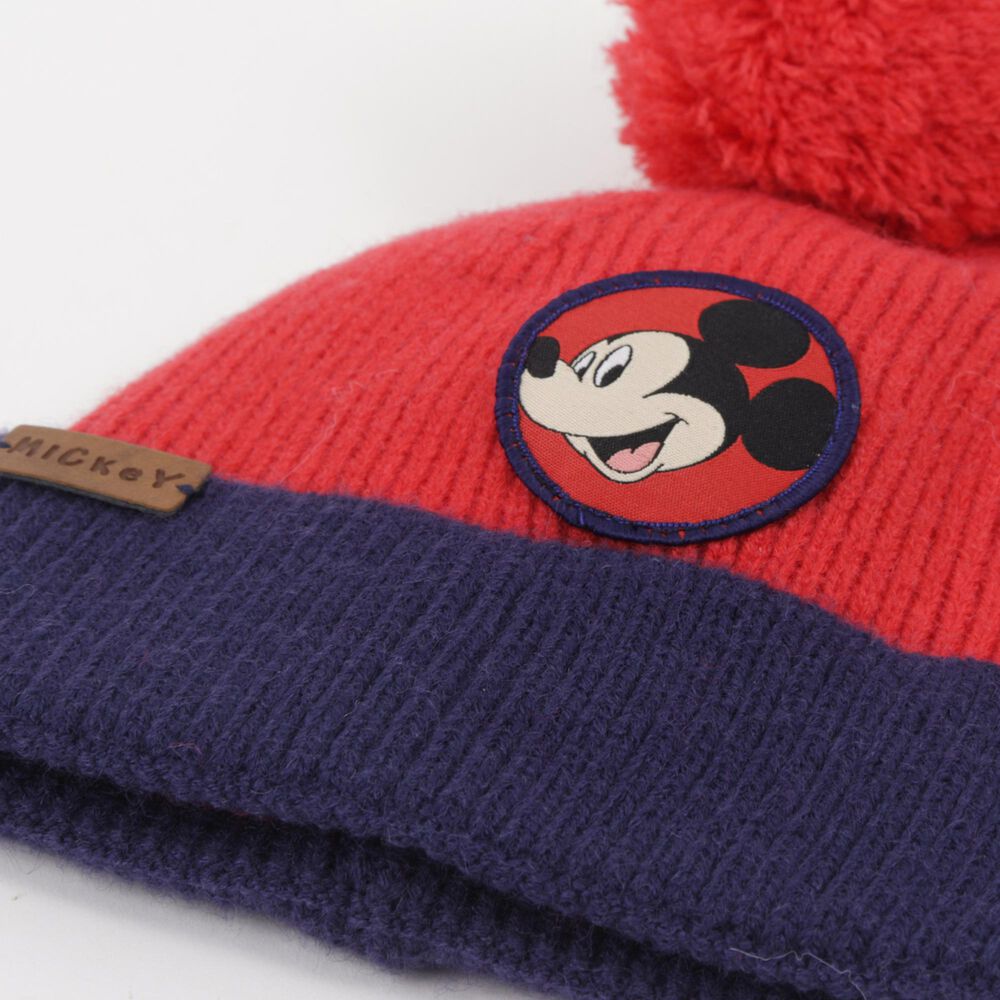 Gorro Con Pomp&oacute;n Ni&ntilde;o Mickey Mouse Rojo Disney image number 2.0