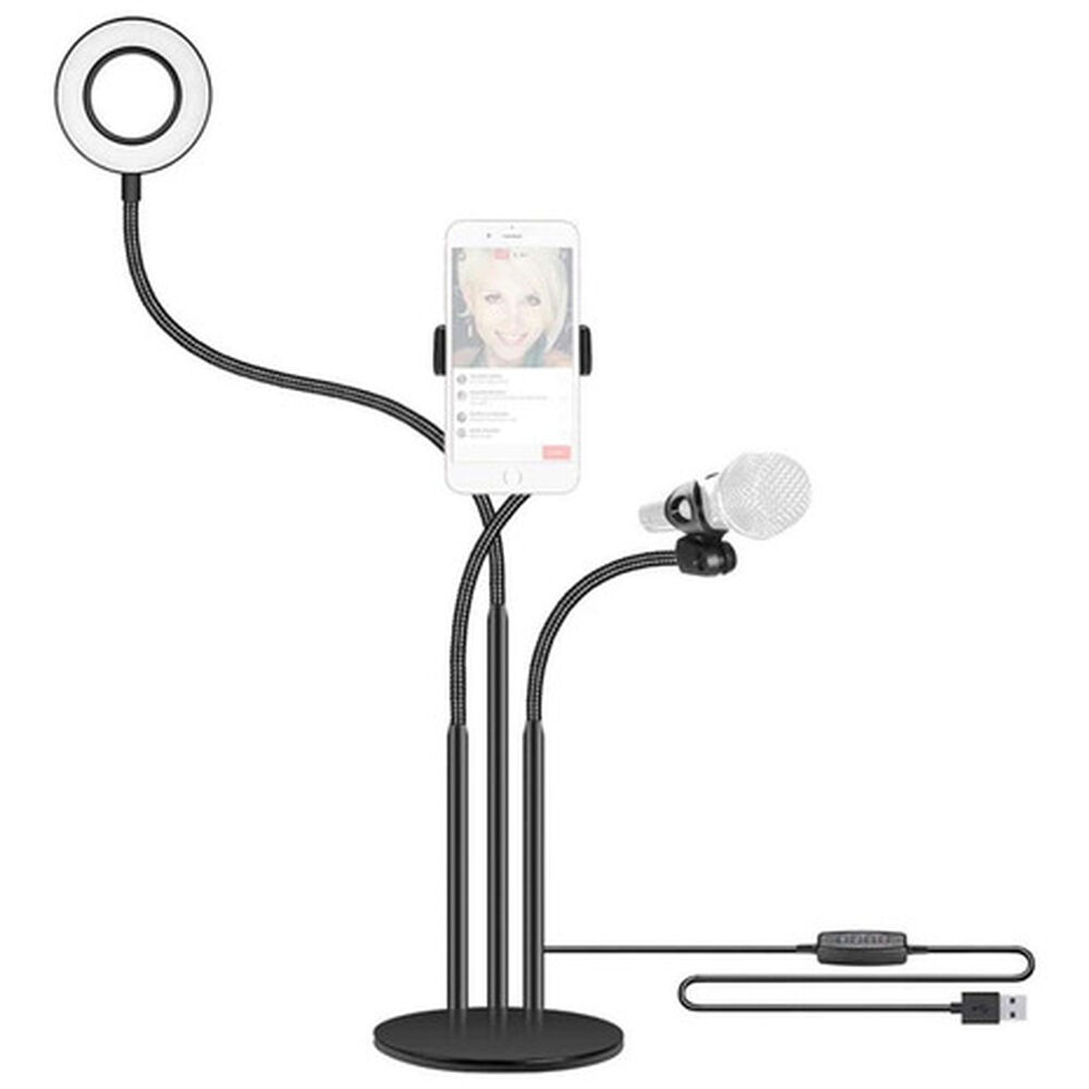 Soporte Aro De Luz Led 3 En 1 image number 0.0