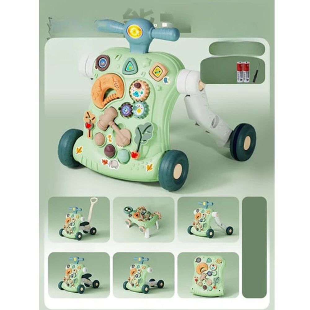 Andadera Musical Con Tablero De Juegos Port&aacute;til 6 En 1 image number 6.0