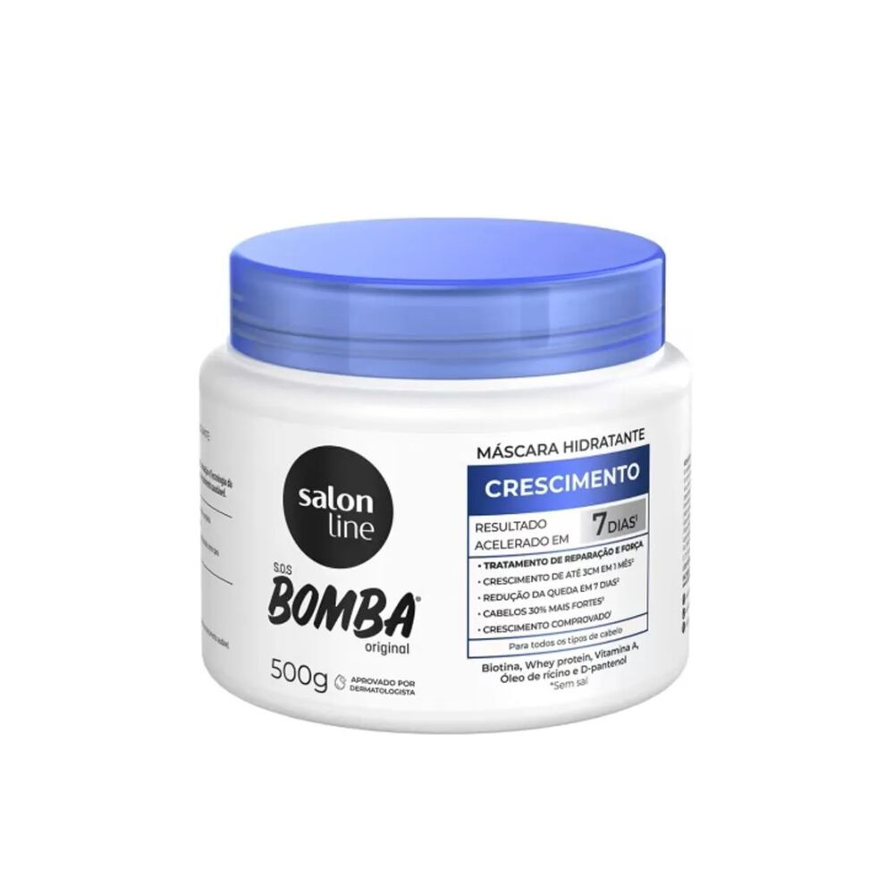 Mascara Sos Bomba Original Crescimento De 500gr Salon Line image number 0.0