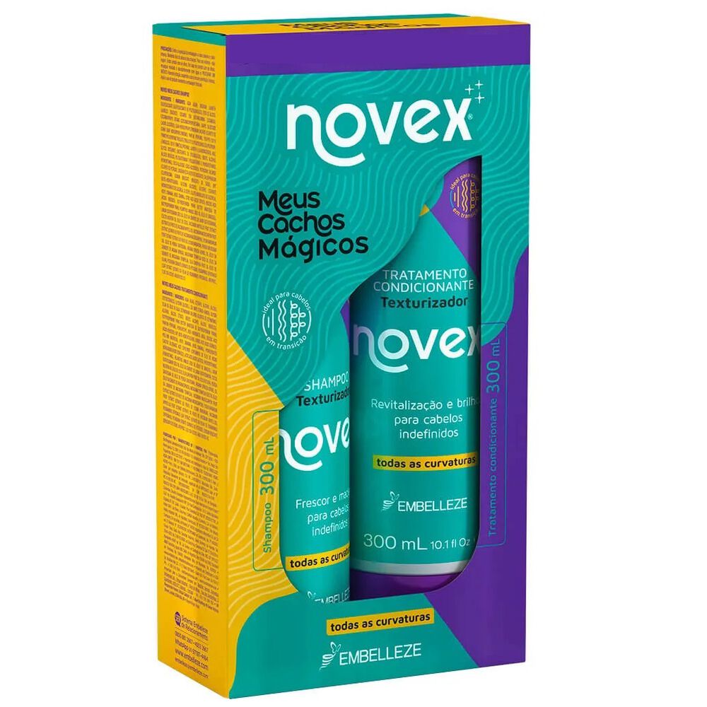 Kit Sh/acond Meus Cachos Magicos 300ml Novex image number 0.0