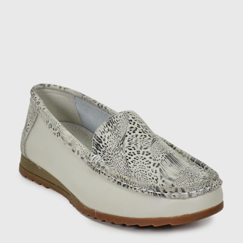 Mocasín Cuero Ethel Blanco image number 3.0