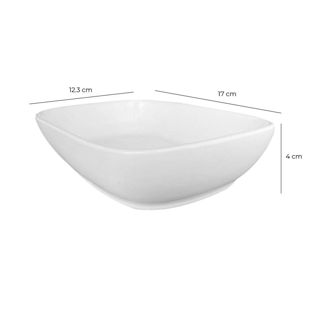 Set De 4 Plato Rectangular 17 X 12.3 X 4 Cm Linea Tower image number 6.0