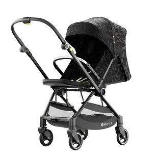 Coche De Paseo Reversible Nueva Tecnolog&iacute;a Elittle E7 Negro