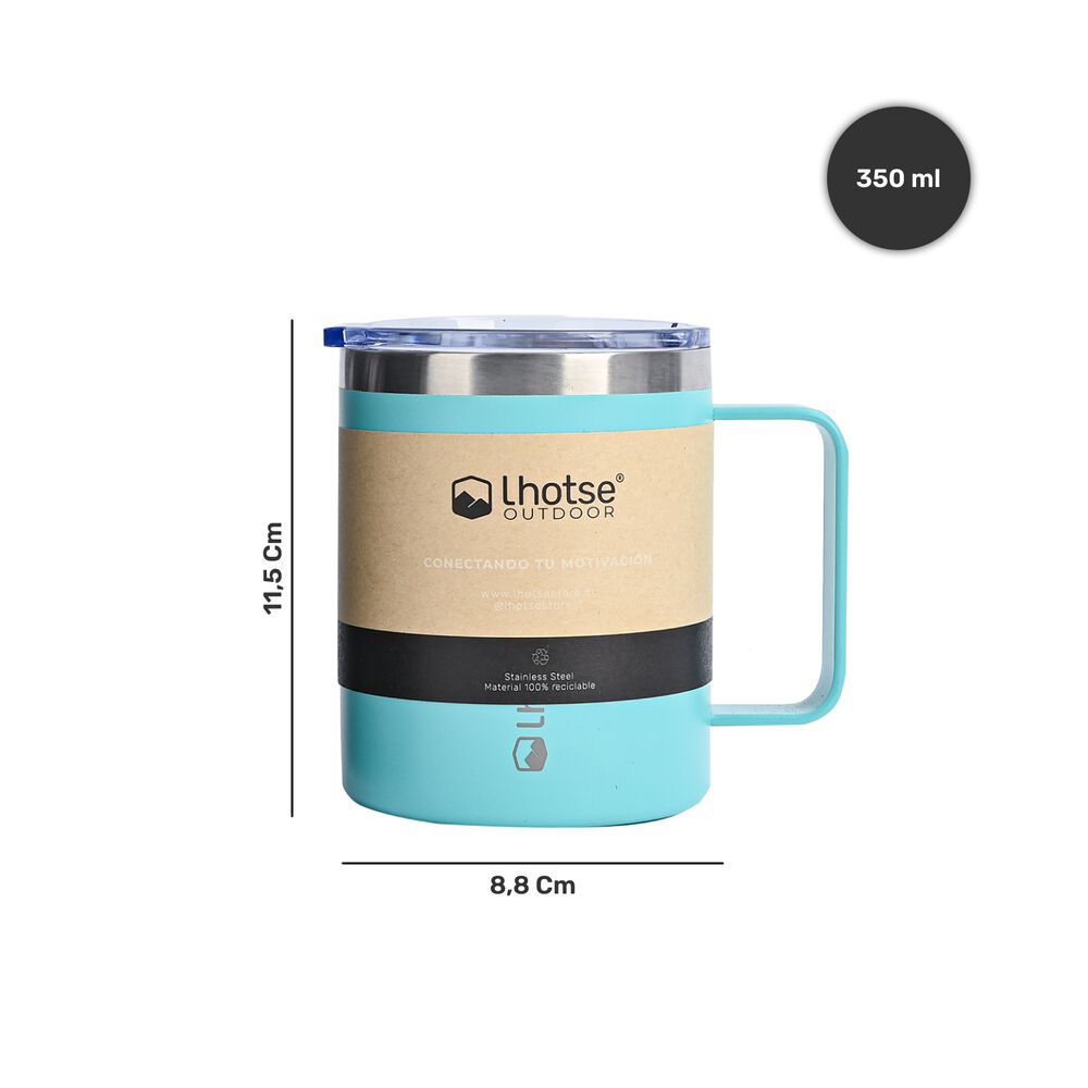 Taza Térmica Insulada Camping 350ml Blue image number 3.0