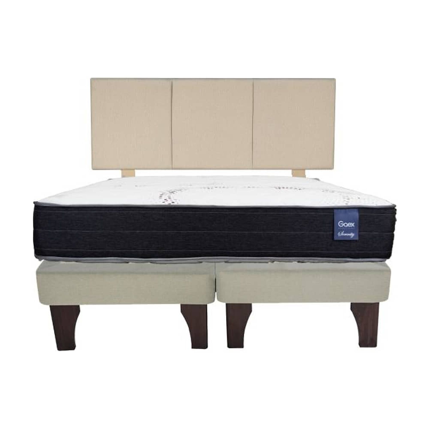 Cama Europea 2 Plazas 190 Respaldo Everest image number 3.0