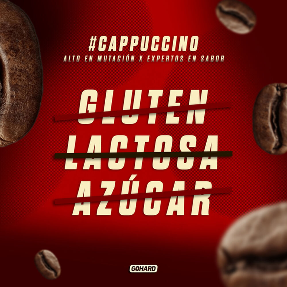Proteína Vegetal Soya Gohard 1kg Sabor Cappuccino image number 2.0