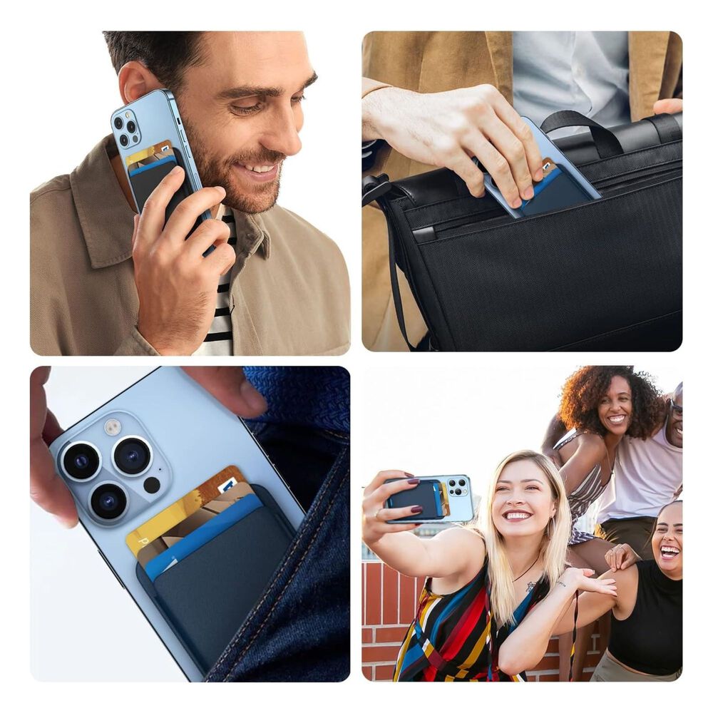 Billetera Tarjetero Para Iphone Magnético Magsafe Negro image number 5.0