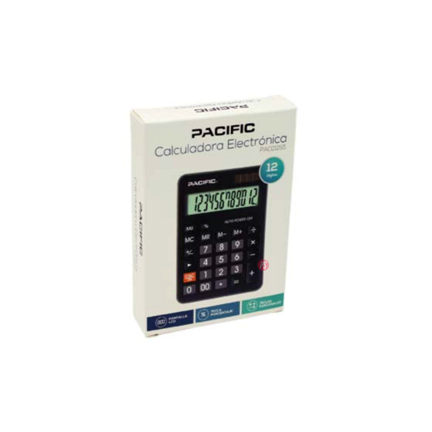 Calculadora Electr&oacute;nica De 12 D&iacute;gitos - Ps image number 1.0