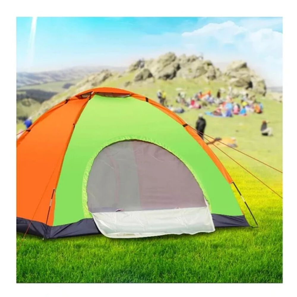 Carpa Automática Transportable Para 4 Personas Camping 200x200x135 Cm image number 2.0