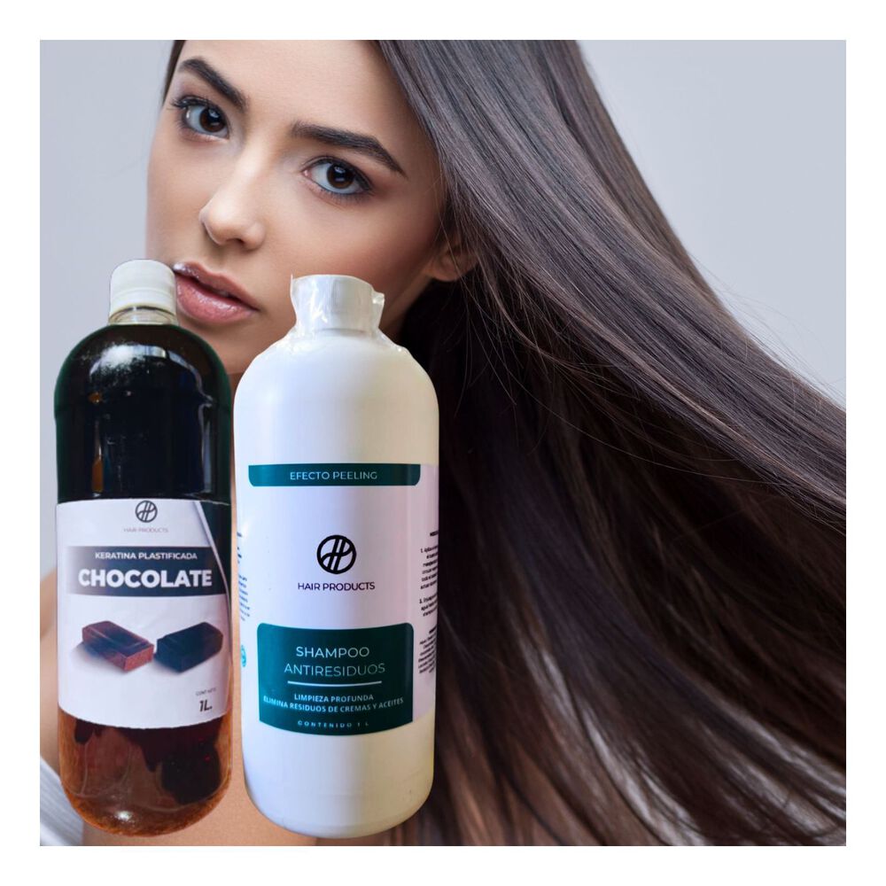 Kit 2 Pasos Alisado Keratina Plastificada Chocolate 0,6 image number 1.0