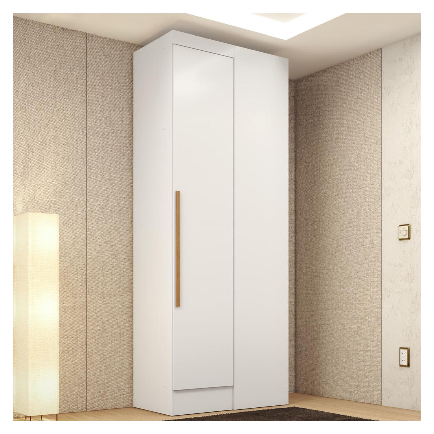 Closet Canto Blanco 1 Puerta image number 1.0