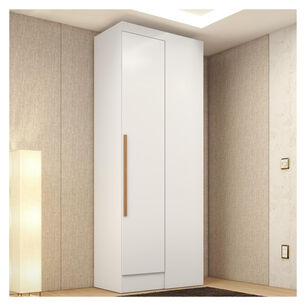 Closet Canto Blanco 1 Puerta