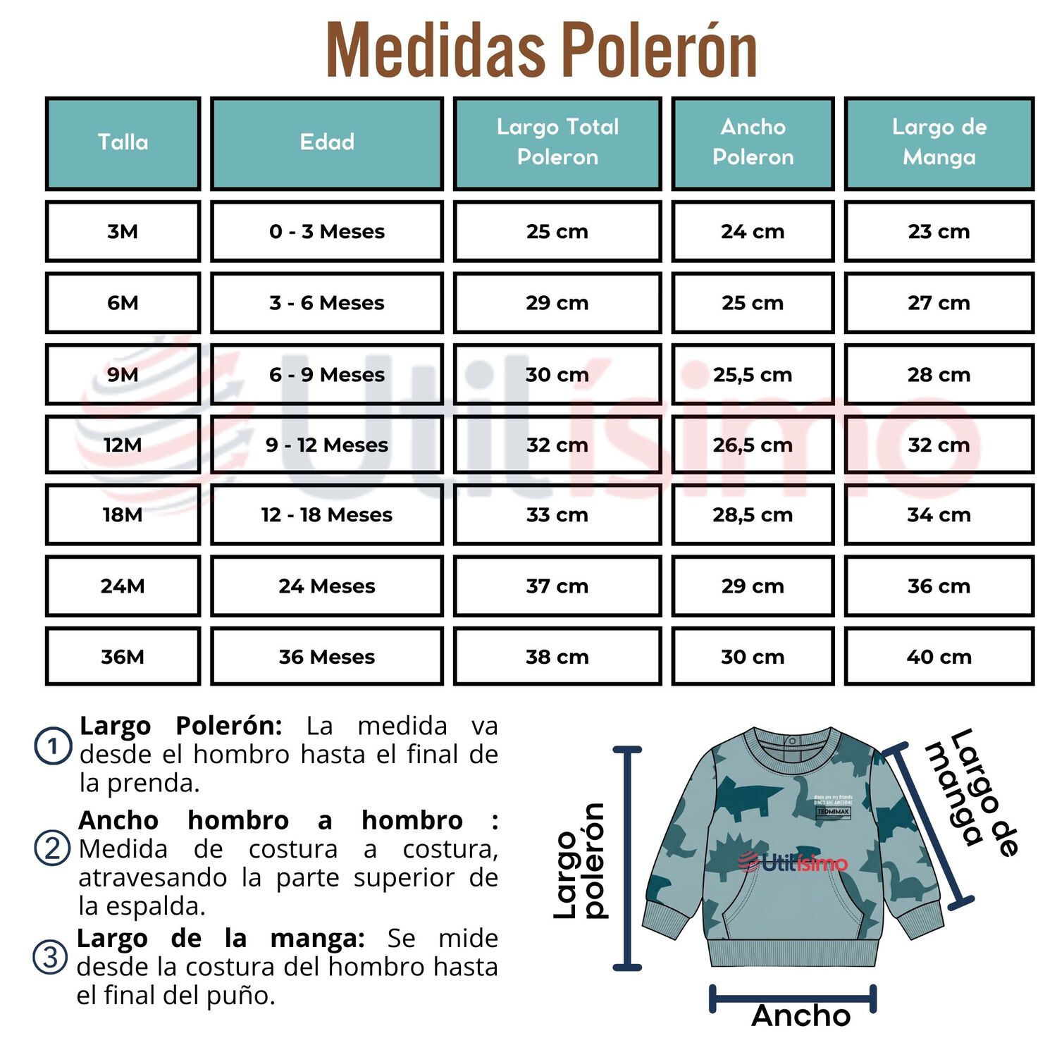 Conjunto Buzo Poler&oacute;n 2 Piezas Beb&eacute; Ni&ntilde;o Estampado Dinosaur image number 2.0