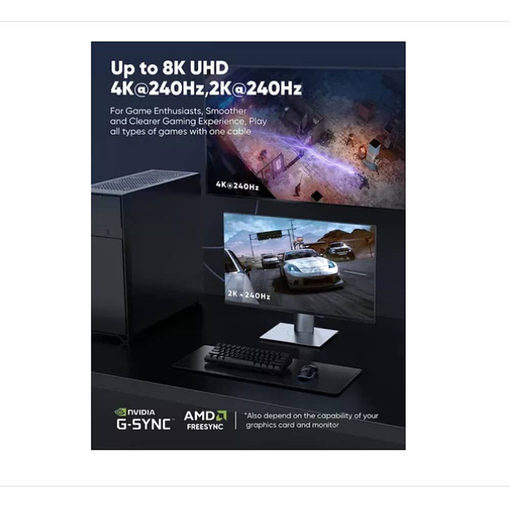 Cable Display Port 1.4 Macho (8k 60hz/4k 144hz) 3 Metros image number 7.0