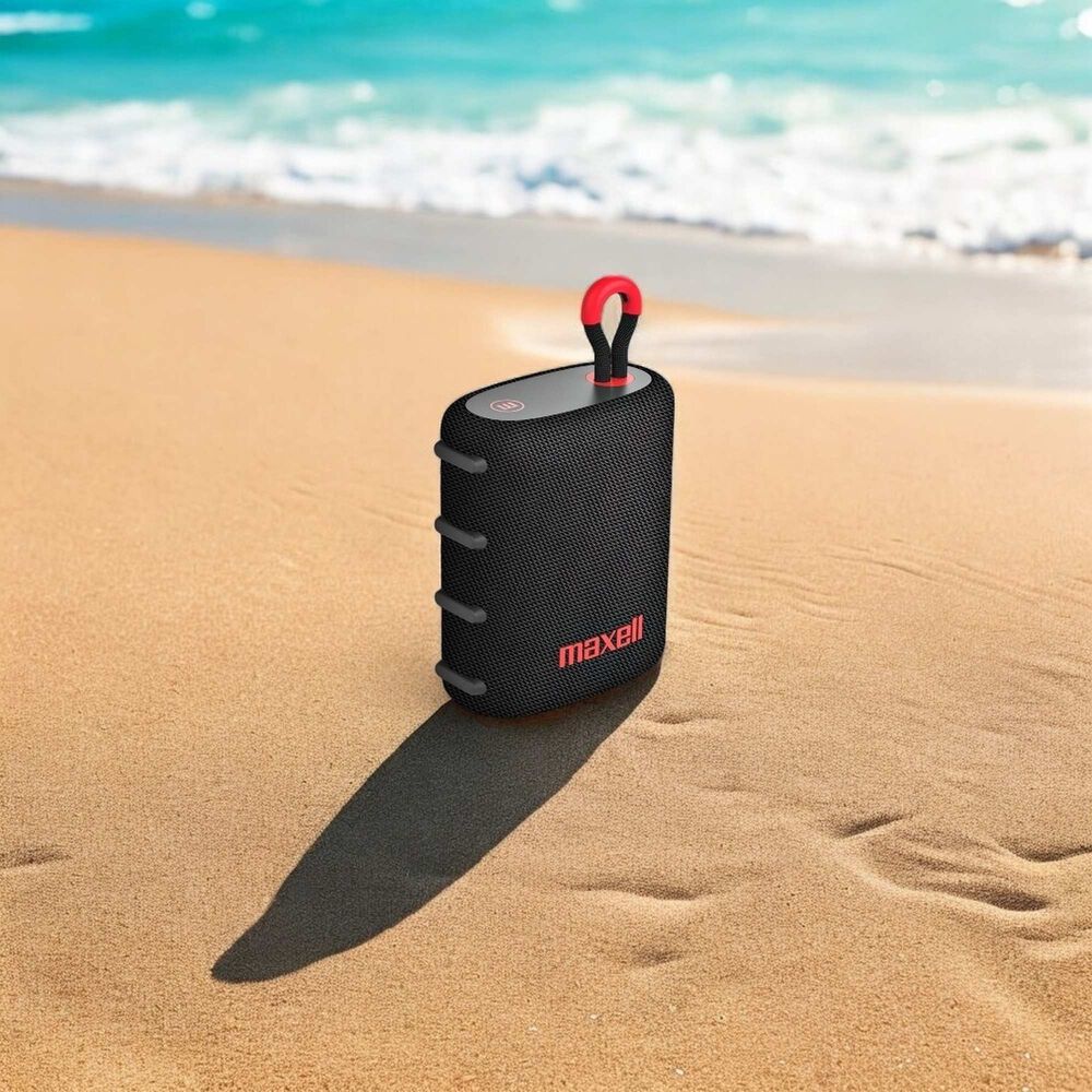 Parlante Portatil Maxell Water Resistant Ipx5 Nomad Black 5w image number 5.0