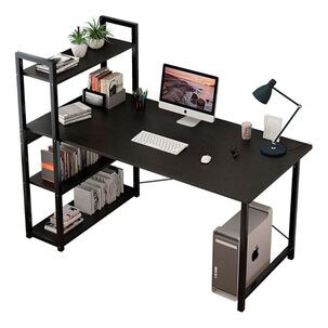 Escritorio Premium Resistente Pro Con 3 Estantes 120x55cm
