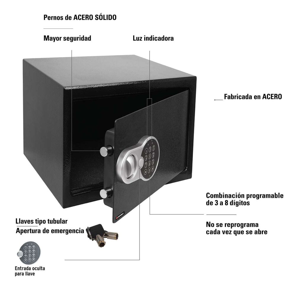 Caja Fuerte Digital 20lts - Hermex image number 2.0