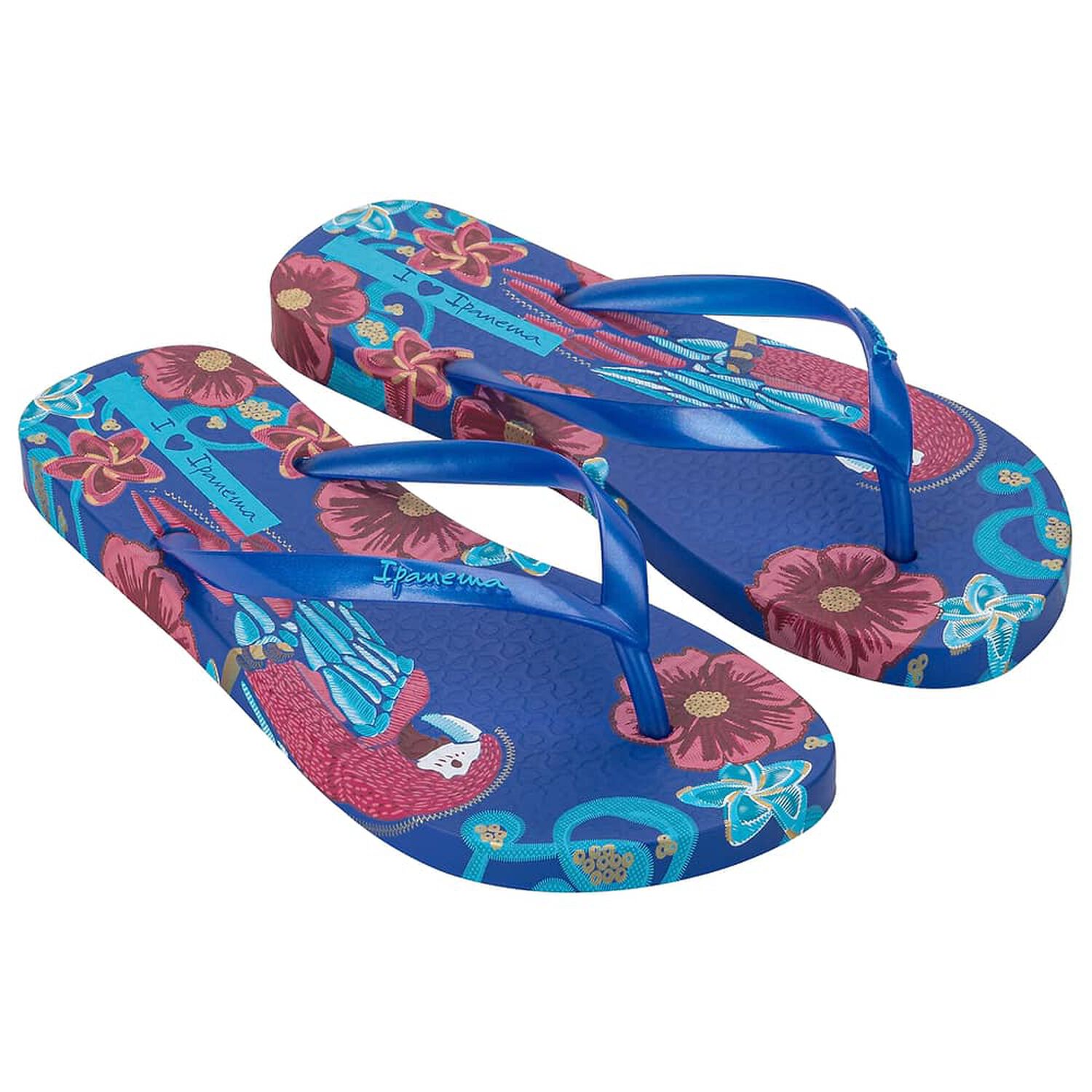 Sandalia Mujer Azul/rojo Summer Ipanema image number 1.0